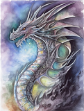 Dragon Diy Kits Acrylique Peinture Par Numéros Pour Adulte Enfant MJ2151