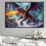 Dragon Diy Kits Acrylique Peinture Par Numéros Pour Adulte Enfant MJ2155