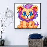 Lion Diy Kits Acrylique Peintures Par Numéros Pour Adulte Enfant MJ9173