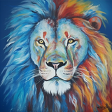 Lion Diy Kits Acrylique Peintures Par Numéros Pour Adulte Enfant MJ9177