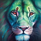 Lion Diy Kits Acrylique Peintures Par Numéros Pour Adulte Enfant MJ9180