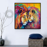 Lion Diy Kits Acrylique Peintures Par Numéros Pour Adulte Enfant MJ9181