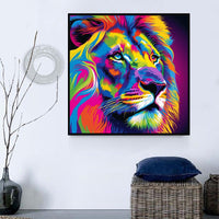 Lion Diy Kits Acrylique Peintures Par Numéros Pour Adulte Enfant MJ9185