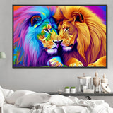 Lion Diy Kits Acrylique Peintures Par Numéros Pour Adulte Enfant MJ9199