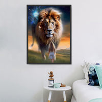 Lion Diy Kits Acrylique Peintures Par Numéros Pour Adulte Enfant MJ9218
