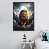 Lion Diy Kits Acrylique Peintures Par Numéros Pour Adulte Enfant MJ9219