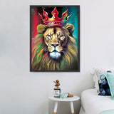 Lion Diy Kits Acrylique Peintures Par Numéros Pour Adulte Enfant MJ9220