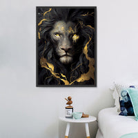 Lion Diy Kits Acrylique Peintures Par Numéros Pour Adulte Enfant MJ9224