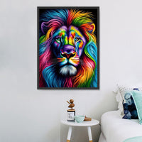 Lion Diy Kits Acrylique Peintures Par Numéros Pour Adulte Enfant MJ9227