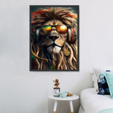 Lion Diy Kits Acrylique Peintures Par Numéros Pour Adulte Enfant MJ9229