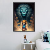 Lion Diy Kits Acrylique Peintures Par Numéros Pour Adulte Enfant MJ9231
