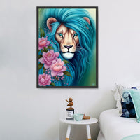 Lion Diy Kits Acrylique Peintures Par Numéros Pour Adulte Enfant MJ9242