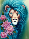Lion Diy Kits Acrylique Peintures Par Numéros Pour Adulte Enfant MJ9242