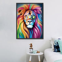 Lion Diy Kits Acrylique Peintures Par Numéros Pour Adulte Enfant MJ9245