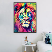 Lion Diy Kits Acrylique Peintures Par Numéros Pour Adulte Enfant MJ9246
