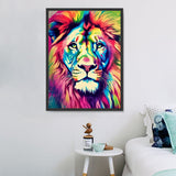 Lion Diy Kits Acrylique Peintures Par Numéros Pour Adulte Enfant MJ9246