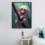 Singe Diy Kits Acrylique Peintures Par Numéros Pour Adulte Enfant MJ9614
