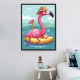 Flamant Diy Kits Acrylique Peintures Par Numéros Pour Adulte Enfant MJ9636