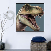 Dinosaure Diy Kits Acrylique Peintures Par Numéros Pour Adulte Enfant MJ9705