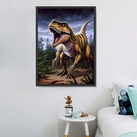 Dinosaure Diy Kits Acrylique Peintures Par Numéros Pour Adulte Enfant MJ9717