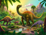 Dinosaure Diy Kits Acrylique Peintures Par Numéros Pour Adulte Enfant MJ9722