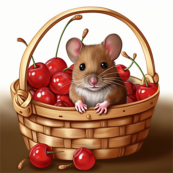 Souris Diy Kits Acrylique Peintures Par Numéros Pour Adulte Enfant MJ9726