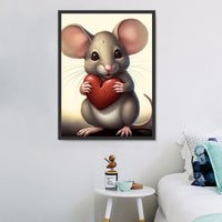 Souris Diy Kits Acrylique Peintures Par Numéros Pour Adulte Enfant MJ9731