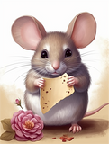 Souris Diy Kits Acrylique Peintures Par Numéros Pour Adulte Enfant MJ9735
