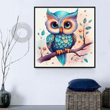 Hibou Diy Kits Acrylique Peintures Par Numéros Pour Adulte Enfant MJ9745