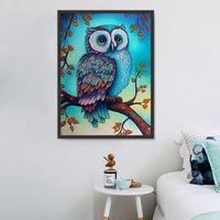 Chouette Diy Kits Acrylique Peinture Par Numéros Pour Adulte Enfant MJ9757