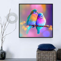 Oiseau Diy Kits Acrylique Peintures Par Numéros Pour Adulte Enfant MJ9903