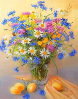 Fleur Diy Kits Acrylique Peintures Par Numéros Pour Adulte Enfant OTG6078