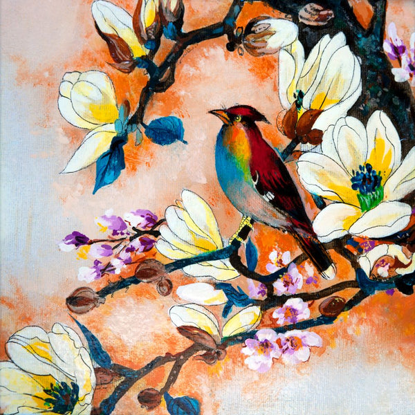 Oiseau Diy Kits Acrylique Peintures Par Numéros Pour Adulte Enfant SS1747736696