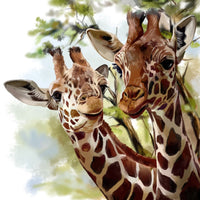 Girafe Diy Kits Peintures Par Numéros SS527681170