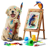 Chien Diy Kits Acrylique Peintures Par Numéros Pour Adulte Enfant SS566447305